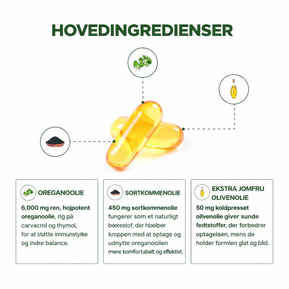 Oreganoolie kosttilskud
