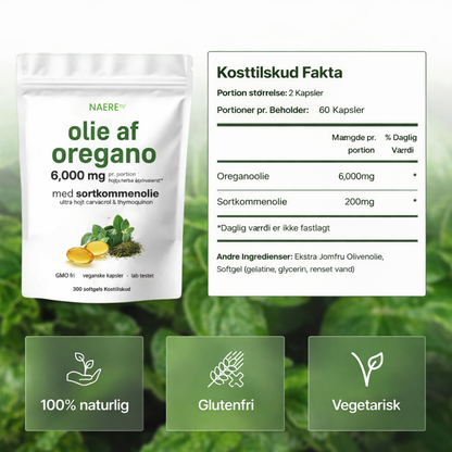 Oreganoolie kosttilskud